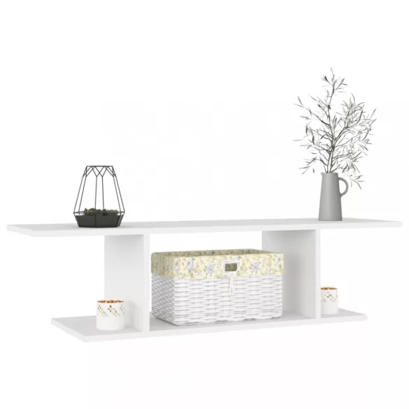 fehér falra szerelhető TV-szekrény 103 x 30 x 26,5 cm