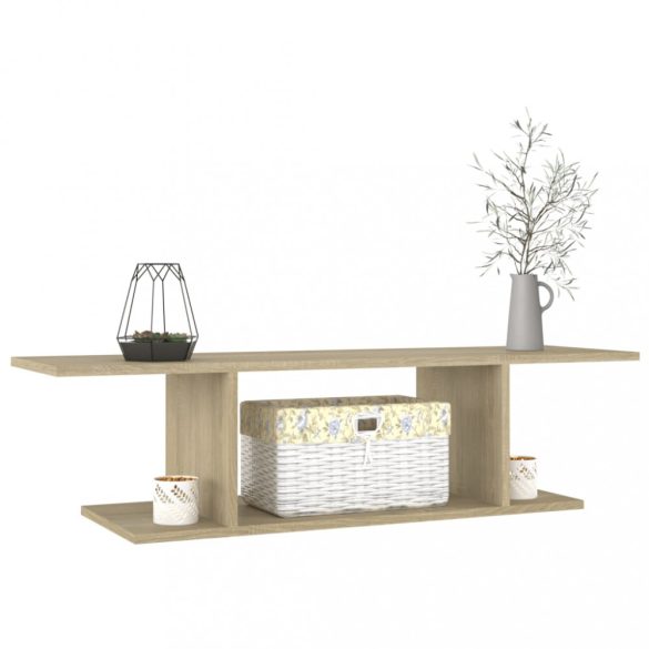 sonoma tölgy falra szerelhető TV-szekrény 103x30x26,5 cm