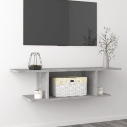   betonszürke falra szerelhető TV-szekrény 103 x 30 x 26,5 cm