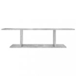 betonszürke falra szerelhető TV-szekrény 103 x 30 x 26,5 cm