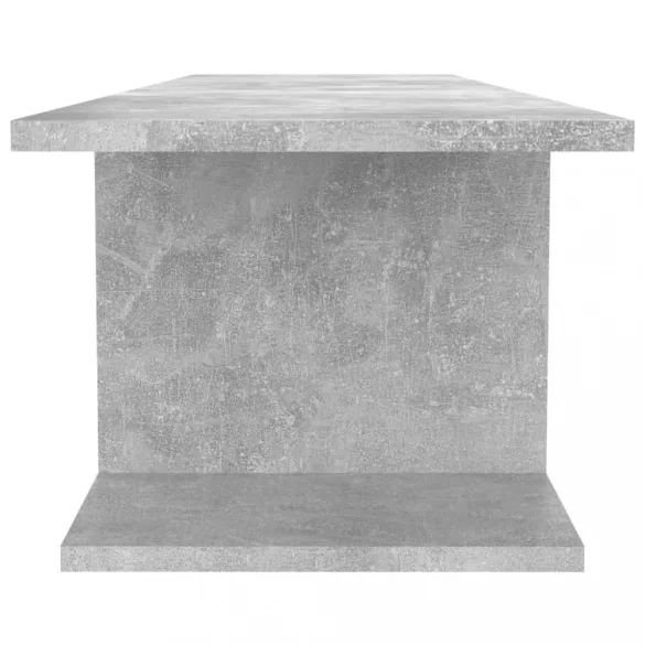 betonszürke falra szerelhető TV-szekrény 103 x 30 x 26,5 cm