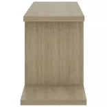 sonoma tölgy szerelt fa falra szerelhető TV-polc 125x18x23 cm