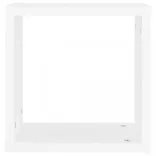 4 db fehér fali kockapolc 30 x 15 x 30 cm