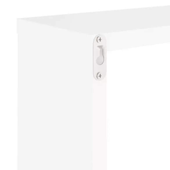 4 db fehér fali kockapolc 30 x 15 x 30 cm