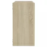 2 db sonoma tölgy színű fali kockapolc 30 x 15 x 30 cm