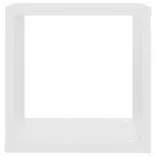 2 db fehér fali kockapolc 26 x 15 x 26 cm