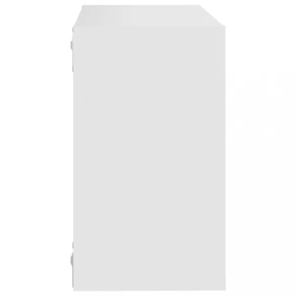 2 db fehér fali kockapolc 26 x 15 x 26 cm
