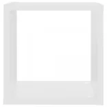 6 db fehér kocka fali polc 26 x 15 x 26 cm