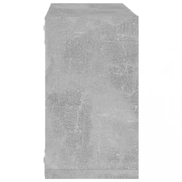 4 db betonszürke fali kockapolc 26 x 15 x 26 cm