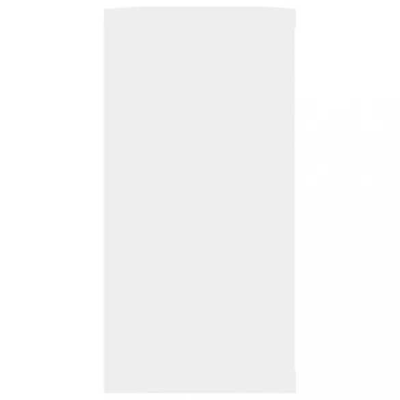 2 db fehér szerelt fa fali polc 100 x 15 x 30 cm