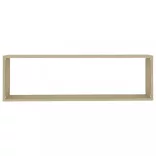 2 db sonoma tölgy színű szerelt fa fali polc 100 x 15 x 30 cm