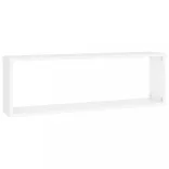 4 db fehér szerelt fa fali kockapolc 80 x 15 x 26,5 cm