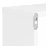 4 db fehér szerelt fa fali kockapolc 80 x 15 x 26,5 cm