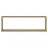 2 db sonoma tölgy színű szerelt fa fali polc 80 x 15 x 26,5 cm