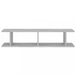 2 db betonszürke forgácslap fali polc 90 x 18 x 20 cm