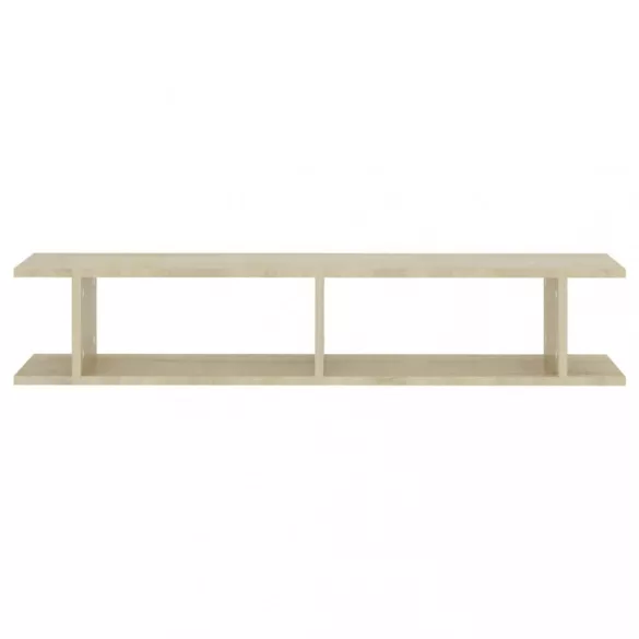 2 db sonoma-tölgyszínű forgácslap fali polc 105 x 18 x 20 cm