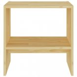 2 darab tömör fenyőfa éjjeliszekrény 40 x 30,5 x 40 cm