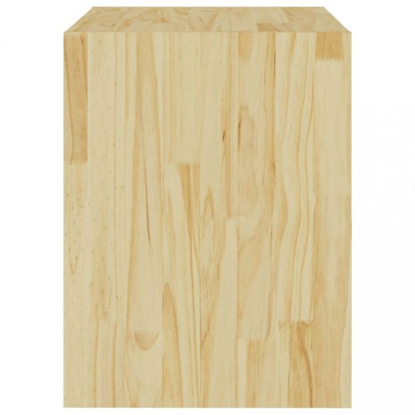 2 darab tömör fenyőfa éjjeliszekrény 40 x 30,5 x 40 cm