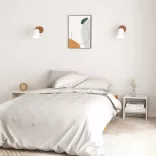 fehér tömör fenyőfa éjjeliszekrény 40 x 30,5 x 40 cm