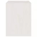 fehér tömör fenyőfa éjjeliszekrény 40 x 30,5 x 40 cm