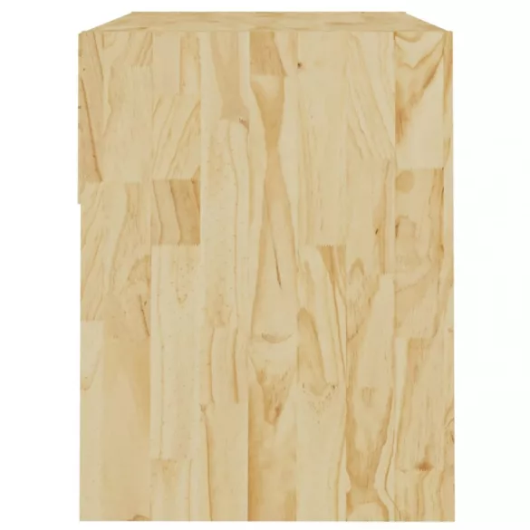 tömör fenyőfa éjjeliszekrény 40 x 31 x 40 cm