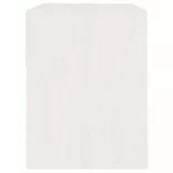 fehér tömör fenyőfa éjjeliszekrény 40 x 31 x 40 cm