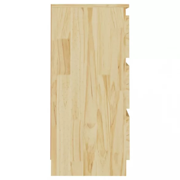 tömör fenyőfa éjjeliszekrény 40 x 29,5 x 64 cm