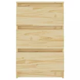 2 db tömör fenyőfa éjjeliszekrény 40 x 29,5 x 64 cm