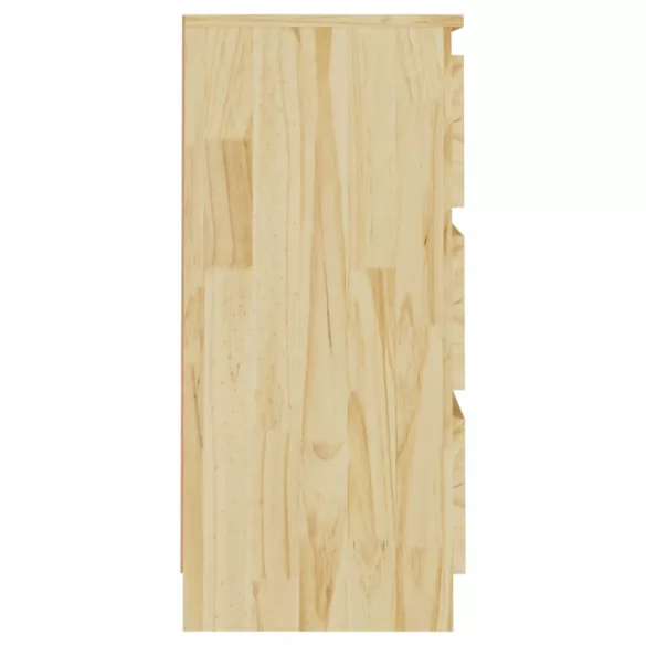 2 db tömör fenyőfa éjjeliszekrény 40 x 29,5 x 64 cm