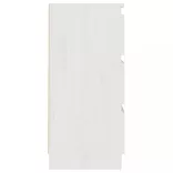 fehér tömör fenyőfa éjjeliszekrény 40 x 29,5 x 64 cm