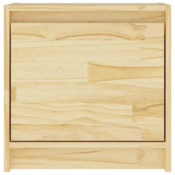 tömör fenyőfa éjjeliszekrény 40 x 30,5 x 40 cm