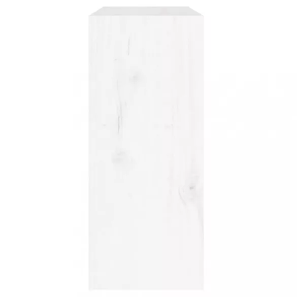 fehér fenyőfa könyvszekrény/térelválasztó 60 x 30 x 71,5 cm