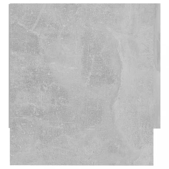 betonszürke szerelt fa ruhásszekrény 100 x 32,5 x 35 cm