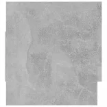 betonszürke szerelt fa ruhásszekrény 70 x 32,5 x 35 cm