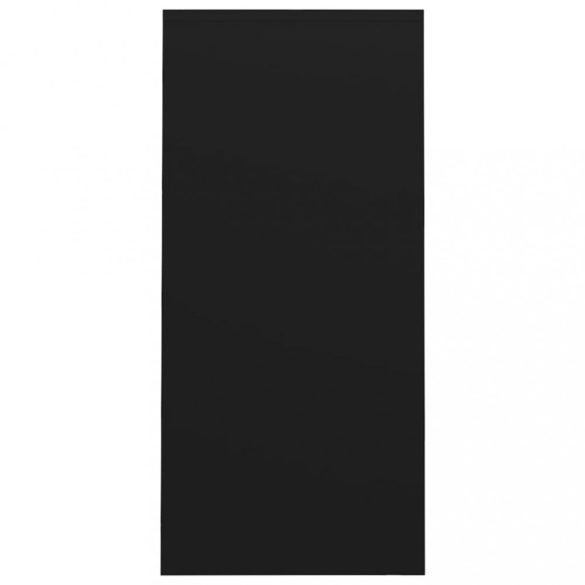 fekete szerelt fa laptopasztal 102,5 x 35 x 75 cm