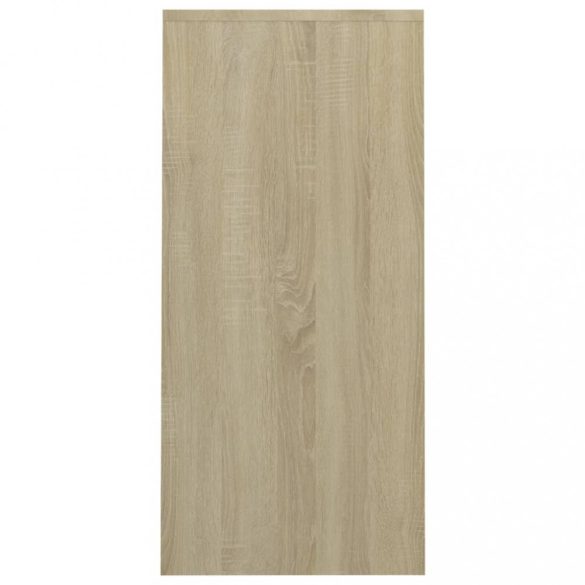 sonoma tölgy színű szerelt fa laptopasztal 102,5 x 35 x 75 cm