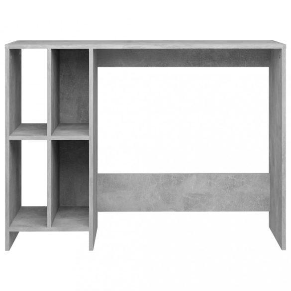 betonszürke szerelt fa laptopasztal 102,5 x 35 x 75 cm