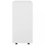 fehér szerelt fa kerekes szekrény 60 x 35 x 75 cm