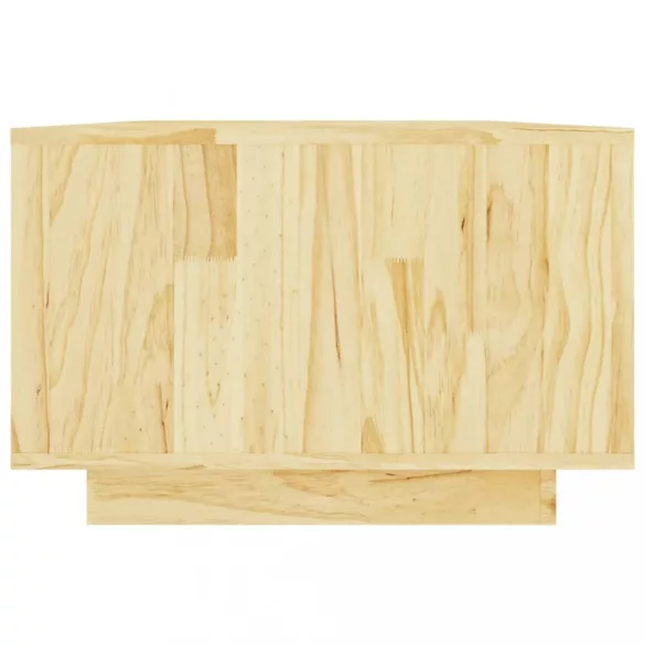 tömör fenyőfa dohányzóasztal 110 x 50 x 33,5 cm