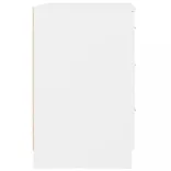 fehér szerelt fa éjjeliszekrény 40 x 40 x 63 cm