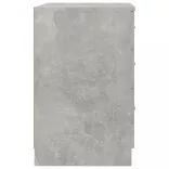 betonszürke szerelt fa éjjeliszekrény 40 x 40 x 63 cm