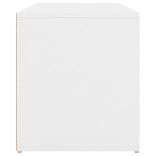 fehér szerelt fa előszoba pad 80 x 40 x 45 cm