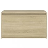 sonoma tölgy színű szerelt fa előszoba pad 80 x 40 x 45 cm