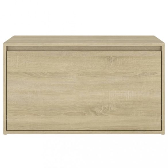 sonoma tölgy színű szerelt fa előszoba pad 80 x 40 x 45 cm