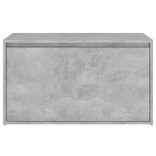 betonszürke szerelt fa előszobapad 80 x 40 x 45 cm