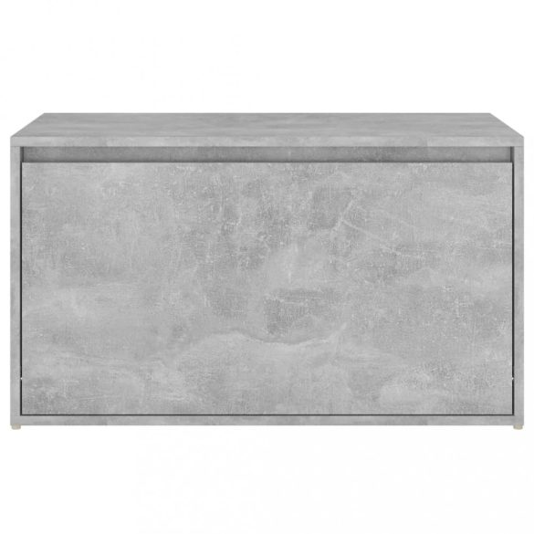 betonszürke szerelt fa előszobapad 80 x 40 x 45 cm