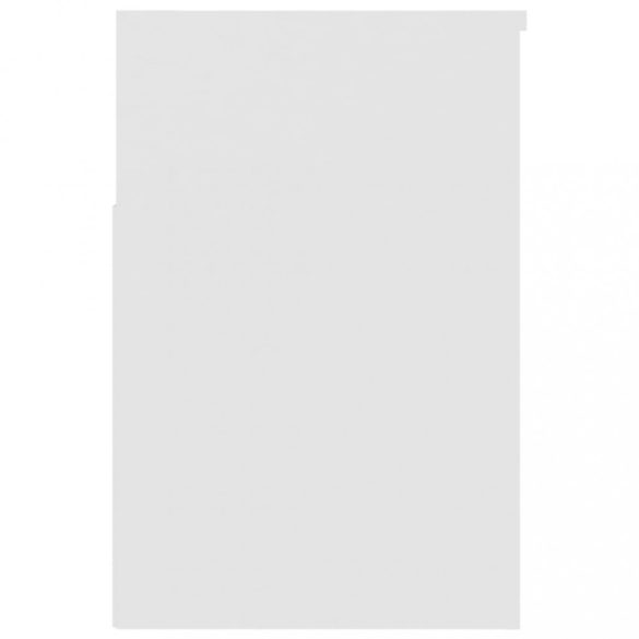 fehér szerelt fa cipőtároló pad 60 x 30 x 45 cm