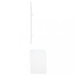 fehér szerelt fa előszobai bútorszett