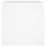 fehér szerelt fa virágtartó 40 x 40 x 40 cm