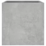 betonszürke szerelt fa virágtartó 40 x 40 x 40 cm